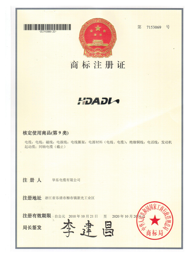 商标注册证2